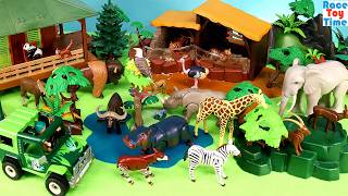 playmobil animal care center treehouse jungle set animal