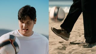 大谷翔平、野球とサッカーの二刀流！？華麗なリフティングを披露　新TVCM お〜いお茶 COLD BREW LEMON GREEN「お茶の常識、すてましょう。」篇