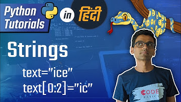 Python Hindi Tutorial 5 - Strings