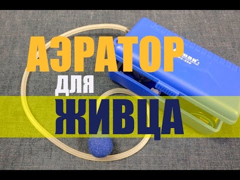 Аэратор для живца. Как сохранить живца - YouTube