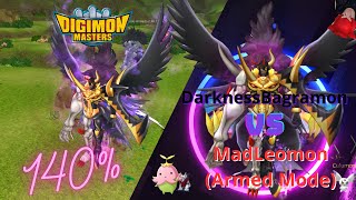 LADMO: DarknessBagramon 140% (VS) MadLeomon (Armed Mode) Raid