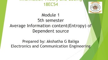 VTU ITC 18EC54 M1 L8 DEPENDENTSOURCE