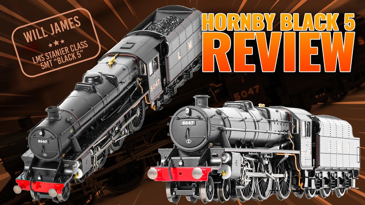 Обзор HORNBY OO LMS Stanier 5MT «Black 5» 5047 | 