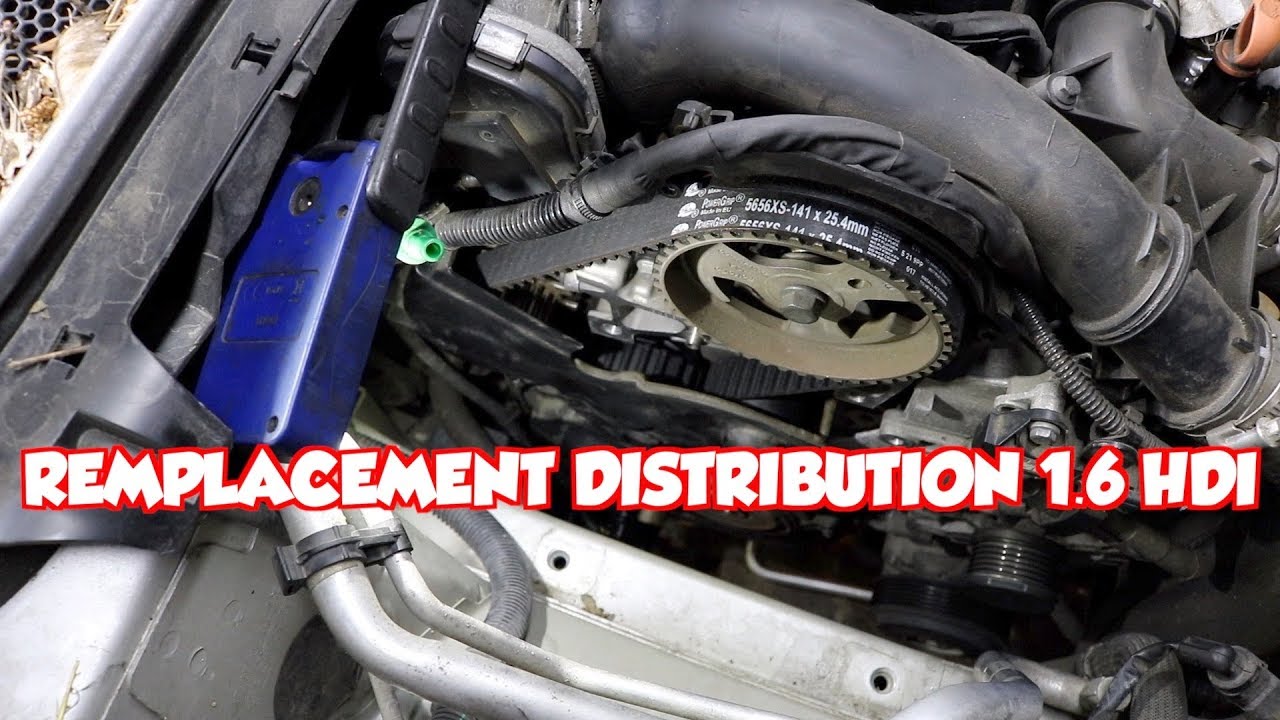 TUTO#13 COMMENT REMPLACER LA DISTRIBUTION 1.6 HDI - YouTube
