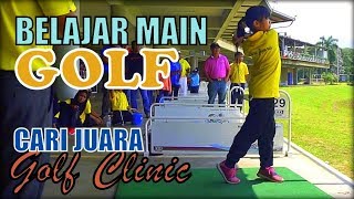 Belajar Asas Main Golf Cari Juara Golf Clinic Bulan Sukan Negara Negeri Sabah 2019