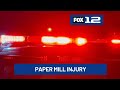 Worker injured after falling into hydro pulper pit at Longview paper mill
