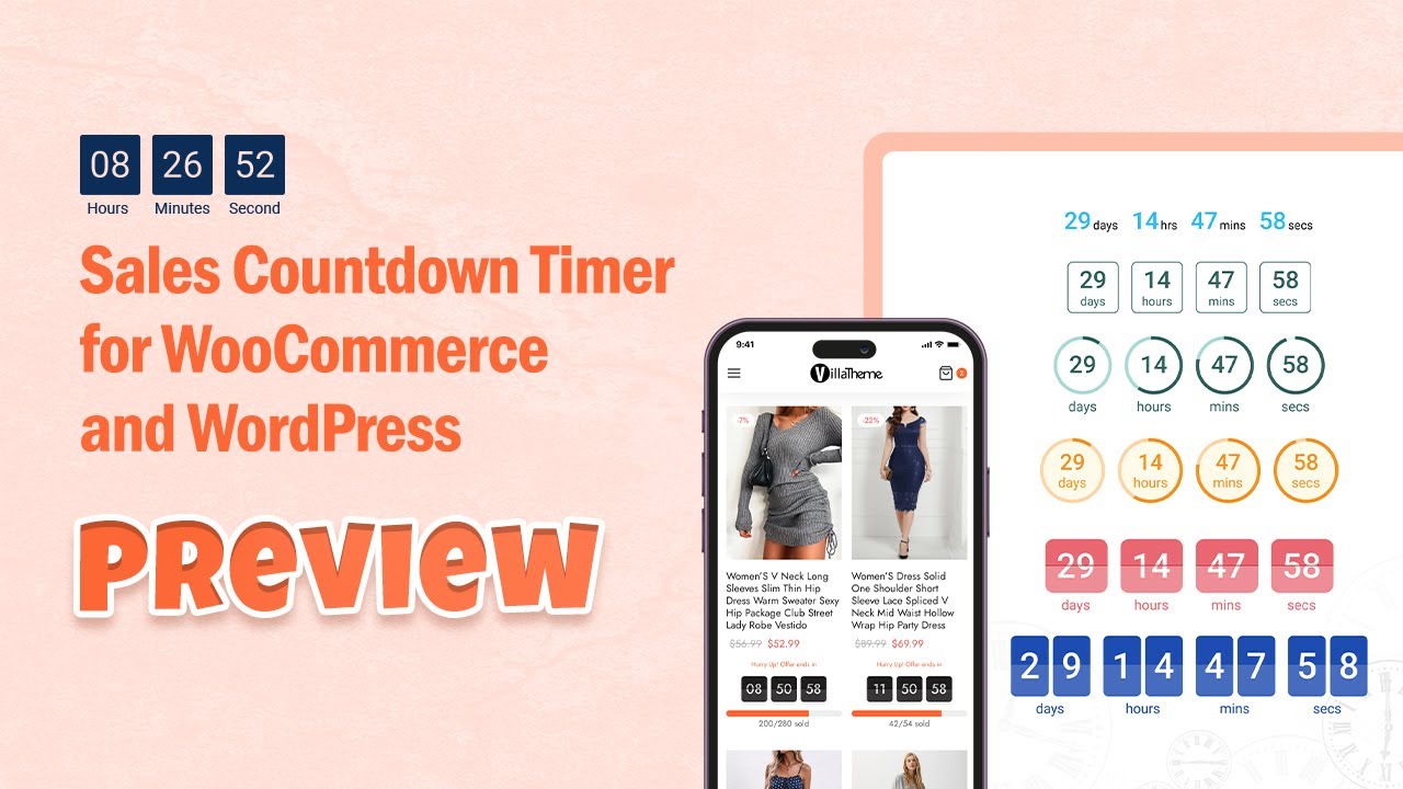 Preview Sales Countdown Timer for WooCommerce and WordPress - YouTube