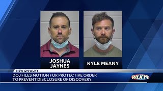 DOJ files protective order for former LMPD officers charged in Breonna Taylor case