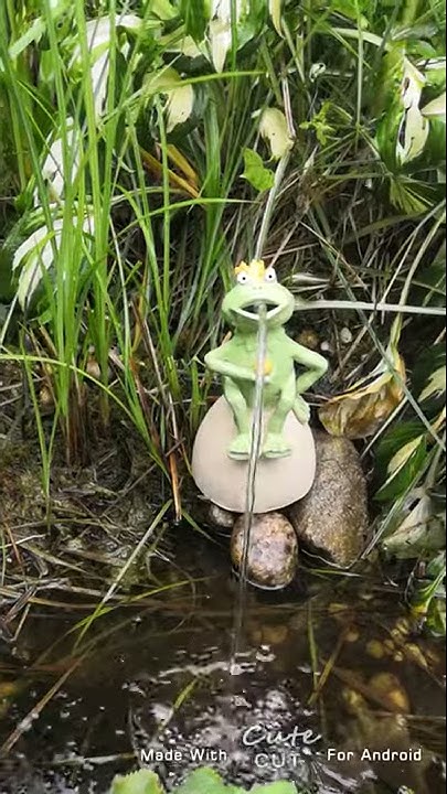Wasserspeier Frosch Froschkönig Bachlauf Teich Zinkwanne Keramik YouTube