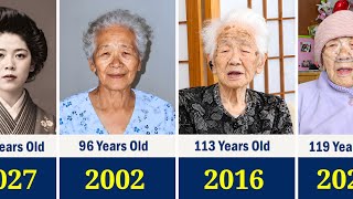 Die Verwandlung der ältesten Frau der Welt von 1 bis 119 Jahren (1903 - 2022)