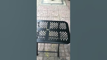 Bàn xếp sắt lỗ cnc cafe sỉ theo số lượng #0779460468 #bànghếcafe #bànghếsânvườn #noithattubgduong