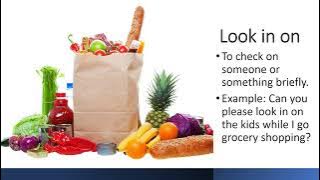 15 Phrasal Verbs with Look: Look after, Look ahead, Look back, Look down on, Look for, Look in on