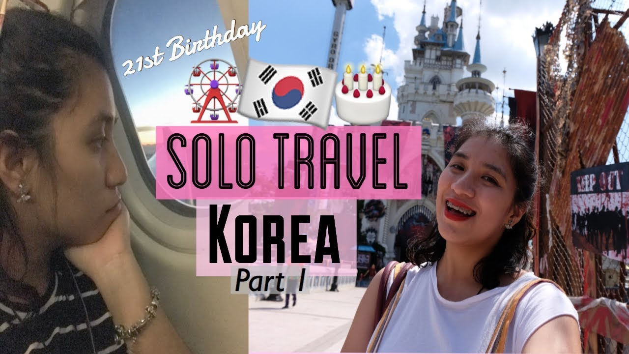 KOREA VLOG#1: Alone in Seoul on my 21st Birthday | Myeongdong & Lotte