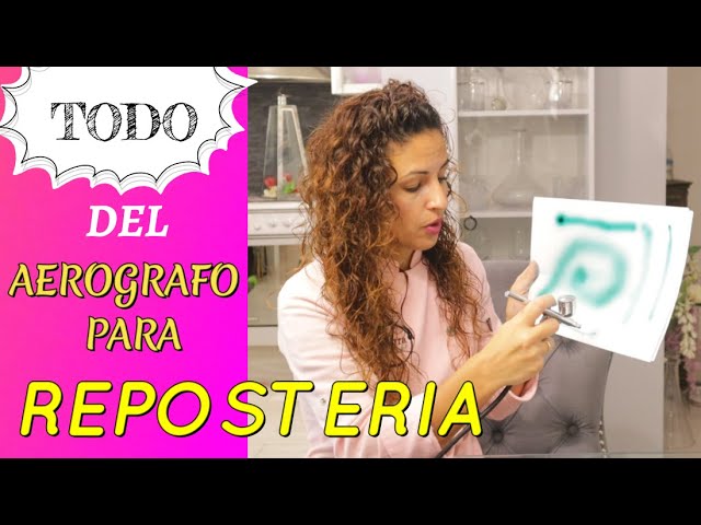 CÓMO USAR UN AERÓGRAFO EN PASTELERÍA, Dekora, Tutorial