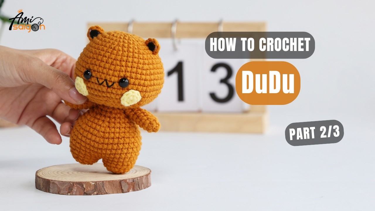 #844 Dudu Amigurumi (2/3) | How To Crochet Animals Amigurumi | @AmiSaigon