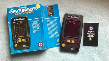 Entex Space Invaders 1980’s Arcade Handheld Unboxing