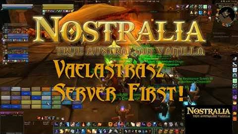 Server First - Vaelastrasz - BWL - Raid Highlight!