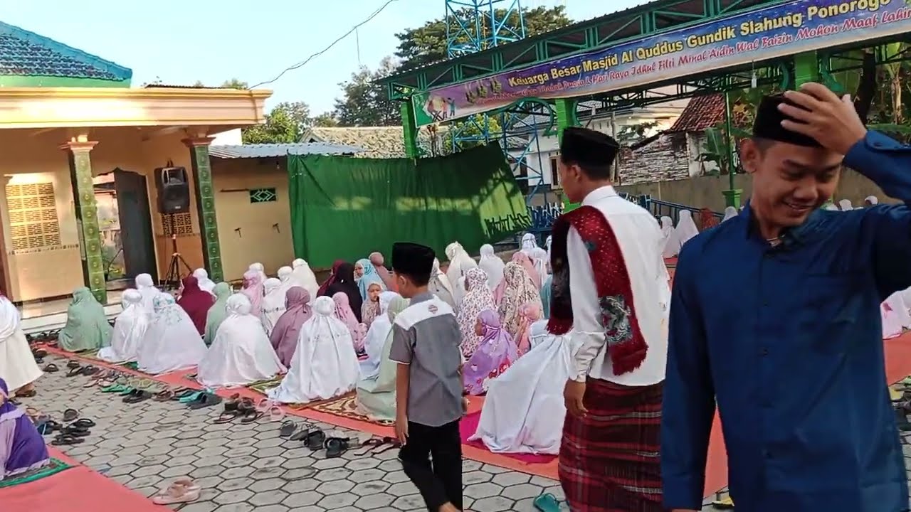 PERSIAPAN SHOLAT IDUL FITRI MASJID AL - QUDDUS 22,04,2023