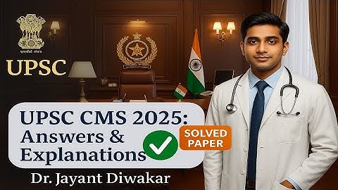 UPSC CMS 2025 PSM Paper Solved | Most Accurate Answers Direct from Park Textbook #cms2025