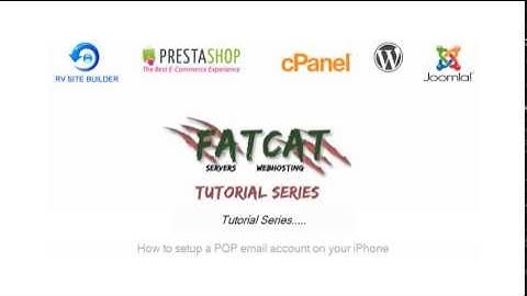 How to setup a POP email account on your iPhone
