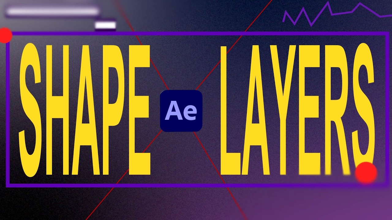 How To Start Using Shape Layers In Your Edits (AE ESSENTIALS 4) - YouTube