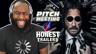 John Wick Chapter 2 \& 3 | Pitch Meeting Vs. Honest Trailer Reaction