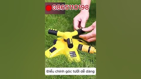 Vòi tưới cây xoay 360 độ có đế - Vòi phun nước tưới cây tự động xoay 360 độ