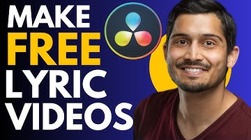 How to Make Better Lyric Videos for FREE in DaVinci Resolve (Step-by-Step Tutorial + Visual Tips)