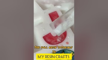 resin keychain tutorial #resinart #shorts #tiktok #diycrafts