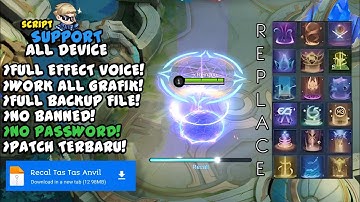 New!! Script Recall Tas Tas Seal Of Anvil No Password | Full Effect & Voice | Patch Terbaru 2025