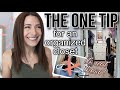 WANT AN ORGANIZED MASTER CLOSET | this one tip will make the BIGGEST difference