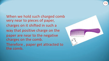 Static electricity |comb and pieces of paper experiment #physicsfun #science experiment