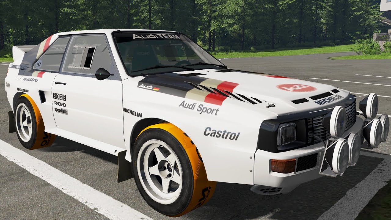 Audi quattro для beamng drive. Beamng audi мод. Audi quattro beamng. Audi sport quattro. Audi quattro beamng.