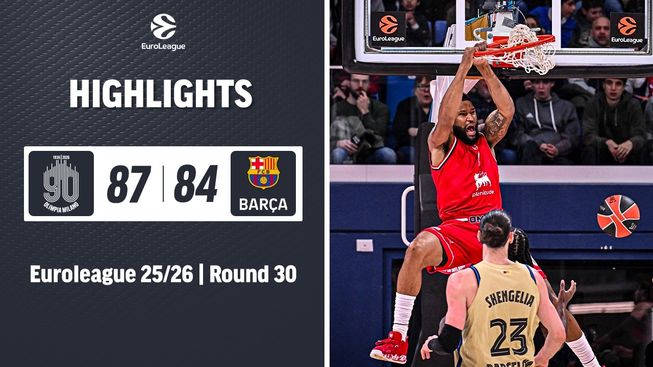 Olimpia Milano - Barcelona Extended Highlights