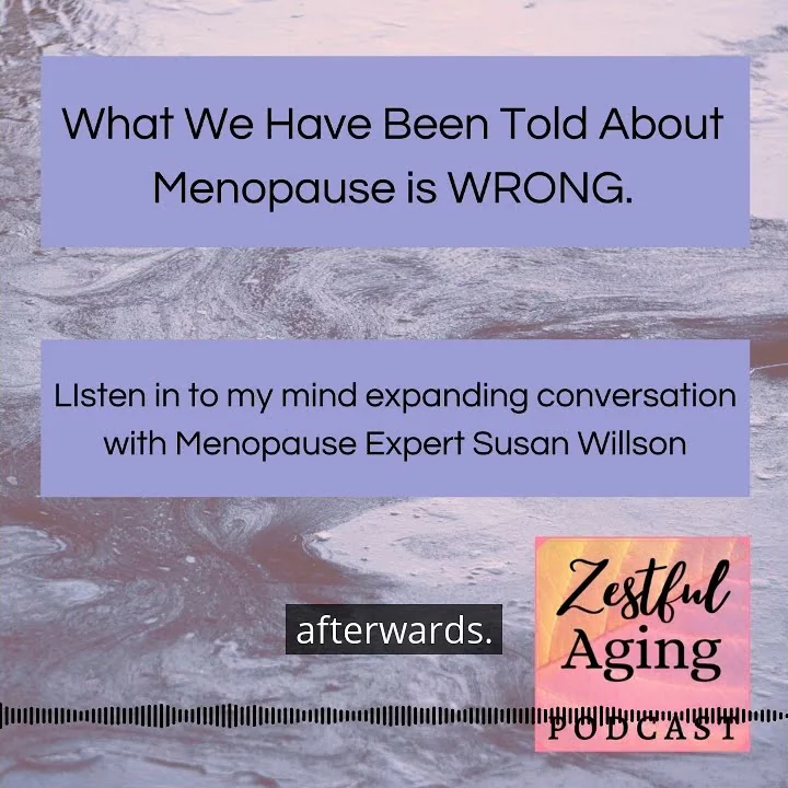 Teaser for Zestful Aging Podcast Interview with Su...