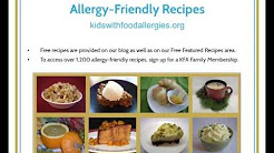 Food Allergy Baking without Milk, Eggs, Soy, Wheat, Gluten and Nuts