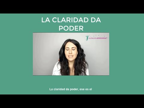 Capítulo 2 del libro Nutrición Emocional: 🧘🏻‍♀️La claridad da poder🧘🏻‍♀️⁣