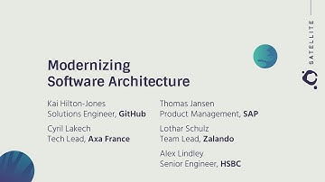 Modernizing Software Architecture - GitHub Satellite 2017