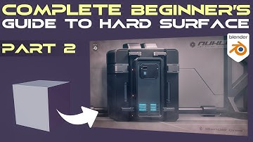 Blender Tutorial for Beginners Part 2 - Hard Surface Modeling - Secondary Details