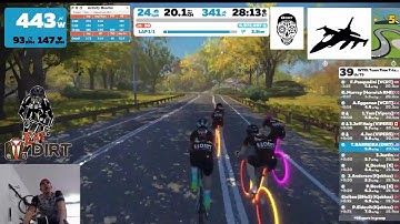 Zwift WTRL TTT #139 Knickerbocker Reverse Ride  of 8 Down n DIRTy Vipers - PL - Dec 16 2021