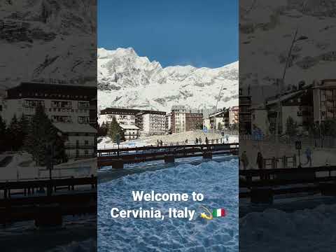 Welcome to Cervinia, Italy 🥰🇮🇹 #italy #travelitaly #travelvlog #christmas