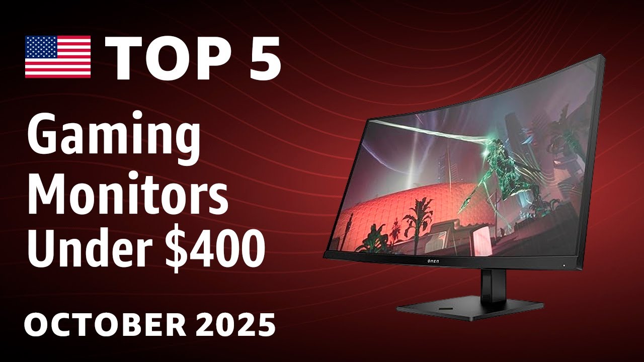 TOP—5. Best Gaming Monitors (Under $400) October 2025 - YouTube