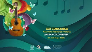 XXI Concurso Nacional de Duetos y Música Andina Colombiana Cajicá 2024 screenshot 2