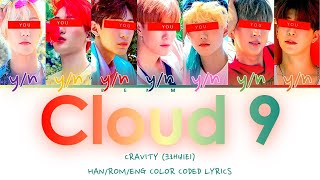 Your BoyGroup (7 members) - Cloud 9 [CRAVITY] [Color Coded Lyrics HAN/ROM/ENG]