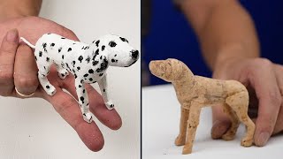 how to make a dog from wine corks (dalmatian puppies)  |  Ben Handmade