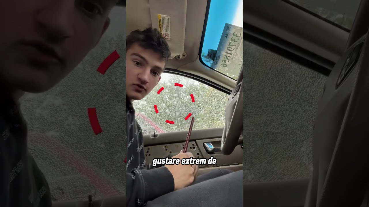 Ce face ca geamul mașinii să se spargă 🤯