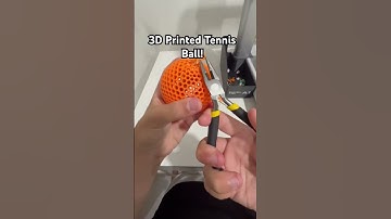 3D Printed Airless Tennis Ball! #3dprinting #bambulab #cool #jesuslovesyou #ball #tennis