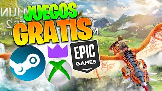 ¡MONTONES de JUEGOS GRATIS en STEAM, EPIC GAMES, PRIME GAMING & GAME PASS!
