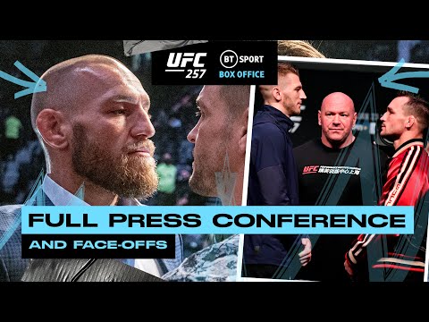 Full UFC 257 Press Conference and Face-offs: Dustin Poirier, Conor McGregor, Hooker and Chandler!