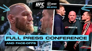 Full UFC 257 Press Conference and Face-offs: Dustin Poirier, Conor McGregor, Hooker and Chandler!